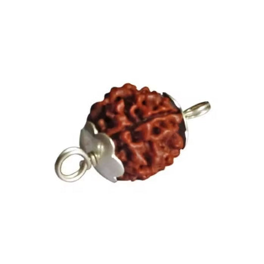 3 Mukhi Rudraksha Silver Pendant