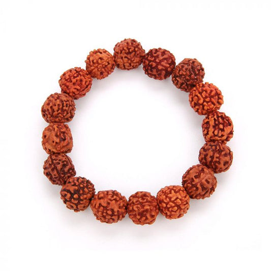 5 Mukhi Rudraksha Stretchable Bracelet